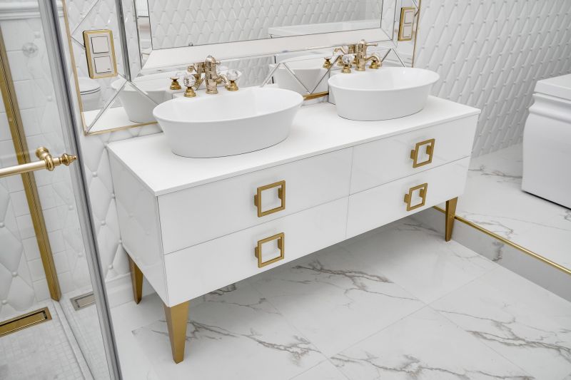 Elegant Vanity with Double Sinks