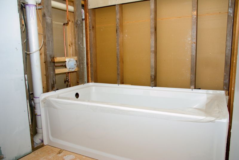 Completed Bathroom with Bathtub