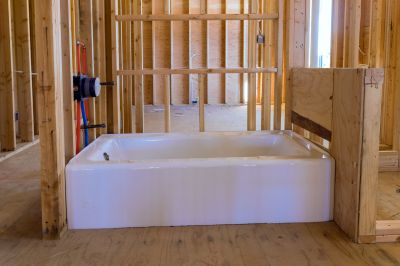 Exterior Bathtub Work